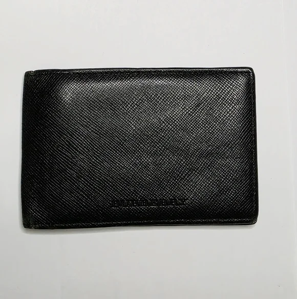 Burberry Black Leather Card Holder - Picture 1 of 9